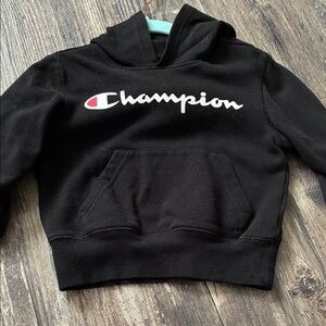 Champion Kids Black Sweatshirt Hoodie